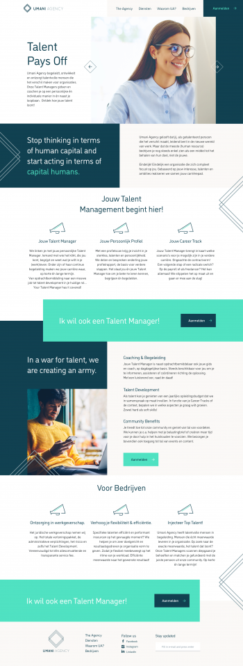 Talent Manager voor Umani Agency 